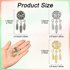 10pcs perles européennes en alliage&nbsp;FIND-YW0009-83