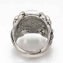 Einstellbare Legierungsfingerringe&nbsp;RJEW-Q159-17B