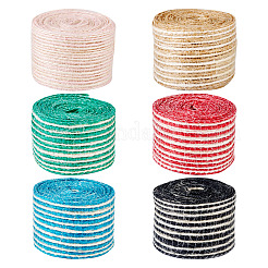 12 m Sackleinenband in zwei Farben&nbsp;OCOR-TA0002-50