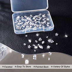 7 cabochon en zircone cubique de style&nbsp;ZIRC-CD0001-07