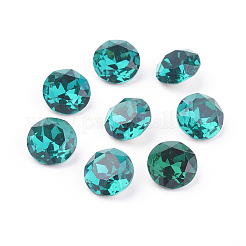 Cabochons de strass pointu dos et dos plaqué en verre&nbsp;RGLA-J012-8mm-229