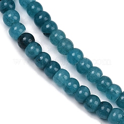 Natürliche weiße Jade perlen Stränge&nbsp;G-R403-4x6-25