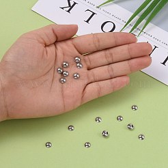 Anlaufgeschützte Perlenkappen aus Edelstahl 304&nbsp;STAS-D040