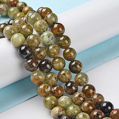 Natürlichen grünen Granat Perlen Stränge&nbsp;G-Z034-B14-02
