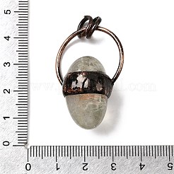 Pendentifs naturels de quartz vert&nbsp;G-B149-07R