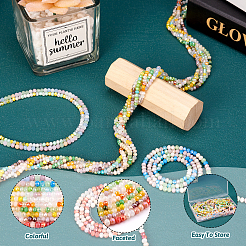 10 brin 10 brins de perles de verre à facettes de style&nbsp;GLAA-TA0001-47