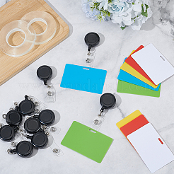 10 etichetta rettangolare in plastica con nome stampato a sublimazione in 5 colori&nbsp;DIY-GO0003-11