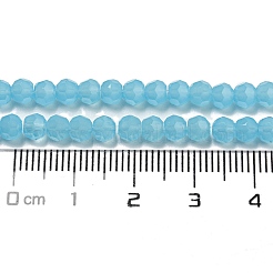 Ständer aus imitierten Jade-Glasperlen&nbsp;EGLA-A035-J4mm-D04
