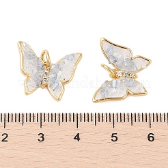 Colgantes de cristal de latón&nbsp;KK-B111-05G