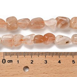 Natürliche sunstone Perlen Stränge&nbsp;G-P497-01E-81A