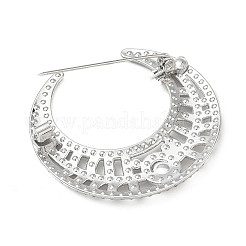 Broches à revers en alliage de strass pour vêtements&nbsp;RB-CBA1800-03B