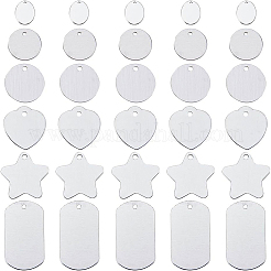 Aluminium blank Anhänger&nbsp;ALUM-BC0001-12P
