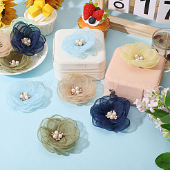 12 Stück 6 Farben Polyester Ornament Zubehör&nbsp;DIY-CA0008-08B