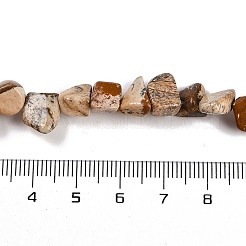 Naturbild-Jaspis-Nuggets-Perlenstränge&nbsp;G-B125-A10-01