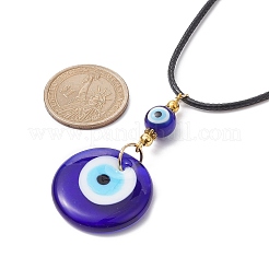 Collana con ciondolo in muratura del malocchio&nbsp;NJEW-JN04504-01