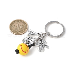 Porte-clés en alliage et bois&nbsp;KEYC-JKC01187-01