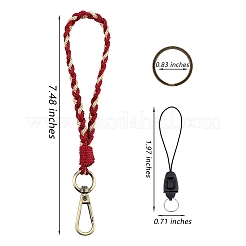 2 stücke boho makramee armband schlüsselbund keying&nbsp;KEYC-SW00004-07