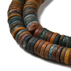 Natur Ozean Jaspis Perlen Stränge&nbsp;G-P575-B47-6x1mm