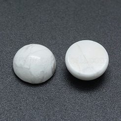 Natur Howlite Cabochons&nbsp;G-P393-R32-6MM