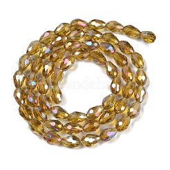 Trasparenti perle di vetro placca fili&nbsp;EGLA-N013-T8mm-B08