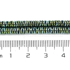 Fili di perline di ematite sintetica non magnetica elettrolitica&nbsp;G-H020-M01-07