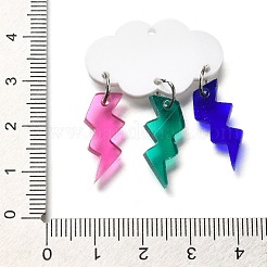 Opake Acryl Anhänger&nbsp;OACR-L019-03A