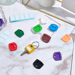 30 porte-clés en silicone&nbsp;AJEW-SP0004-22