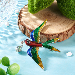 Épingles en émail strass&nbsp;JEWB-TADJ0001-03B