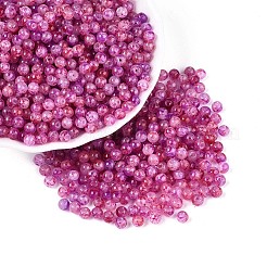 Perles de verre de peinture de cuisson&nbsp;DGLA-T005-01A-10