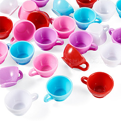 25 tazza da tè in plastica mini in 5 stili&nbsp;DJEW-TA0001-51