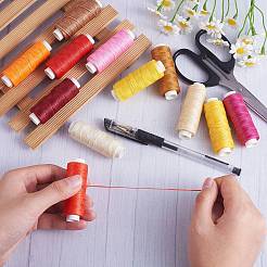 12 rotolo di cordoncino in poliestere cerato a 12 colori&nbsp;YC-SZ0001-03C