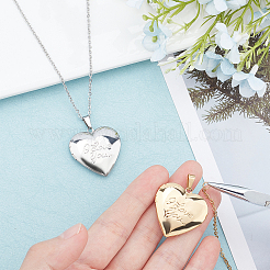 DIY-Sets zum Basteln von Halsketten mit Anhängern zum Thema Valentinstag&nbsp;DIY-UN0002-06