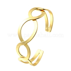 Messing Stulpearmbänder für Frauen&nbsp;BJEW-F498-05G