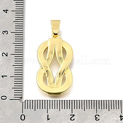 Pendentifs avec zircon cubiques à micro-pavés en laiton&nbsp;KK-Z104-10G