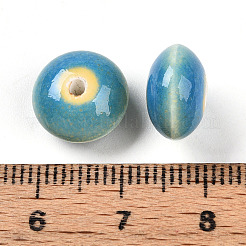 Manuell Porzellan Perlen&nbsp;PORC-Q174-12x7mm-3-01