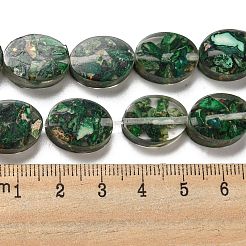Diaspro imperiale naturale tinto con fili di perline di resina&nbsp;G-G083-A06-01