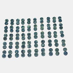 Cabochons cristallo naturale placcato&nbsp;G-L047-25mm-08