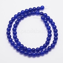 Natürliche und gefärbte Perle Malaysia Jade Stränge&nbsp;X-G-A146-6mm-A22