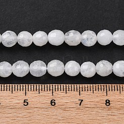 Brins de perles de pierre de lune arc-en-ciel naturel&nbsp;G-J403-04B-6mm