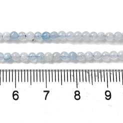 Natürliche Aquamarin Perlen Stränge&nbsp;G-B090-A17-03