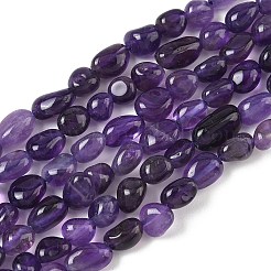 Natürlichen Amethyst Perlenstränge&nbsp;G-J280-08