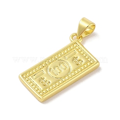 Pendentifs de placage en laiton&nbsp;KK-S380-06G