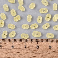 Fgb mattierte transparente Glasperlen&nbsp;SEED-N013-06A-02