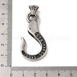 Pendentifs en acier inoxydable 304&nbsp;STAS-U001-09AS