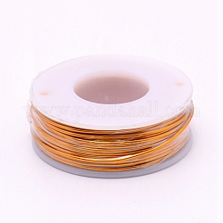 Матовый круглый алюминиевый провод, с катушкой, оранжевые, 1.2 мм, 16 м / рулон
