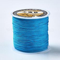 Nylonfaden Nylonschnur, chinesische knotenkordel, Verdeck blau, 0.4 mm, ca. 174.98 Yard (160m)/Rolle
