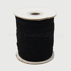 Эластичный шнур, чёрные, 0.6 мм, 200 ярд / рулон (600 фута / рулон).