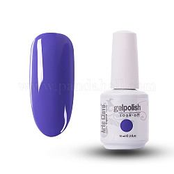 15 ml spezielles Nagelgel, für Nail Art Stempeldruck, Lack Maniküre Starter Kit, Schieferblau, Flasche: 34x80mm