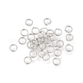 Anneaux Ouverts Acier Inoxydable 6x1 Mm - Lot De 1000 Pièces - Pour Fabrication De Bijoux, Maille Chaîne - 8