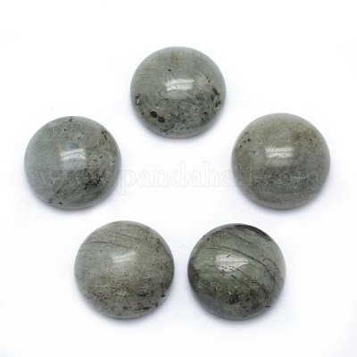 Natur Labradorit Cabochons&nbsp;G-P393-R47-4MM-1